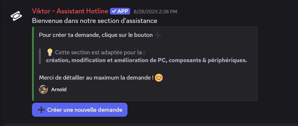 Discord ticketing system